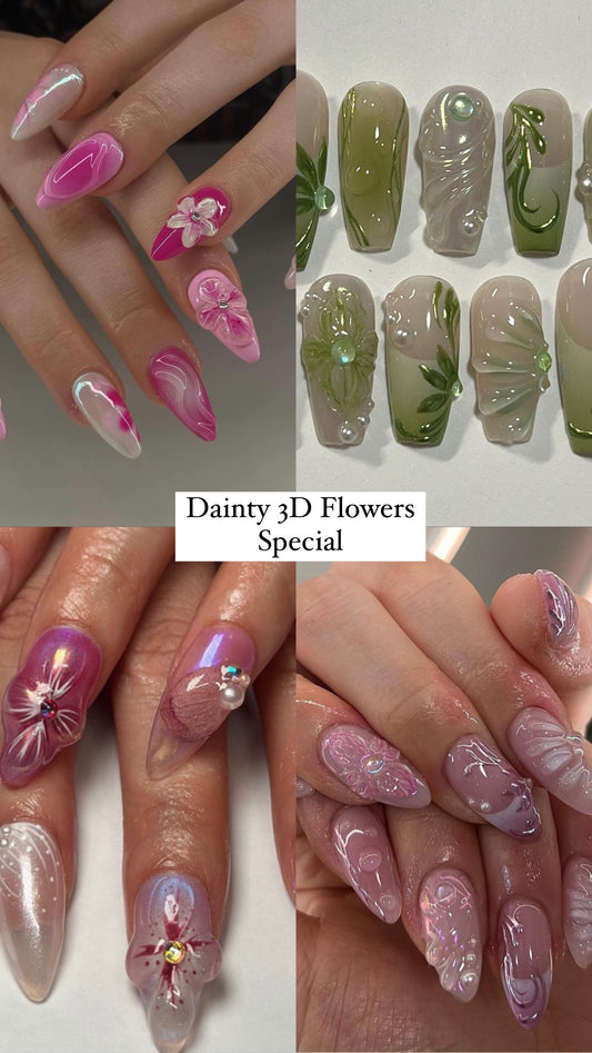 Dainty 3D Flowers - Mystery Set